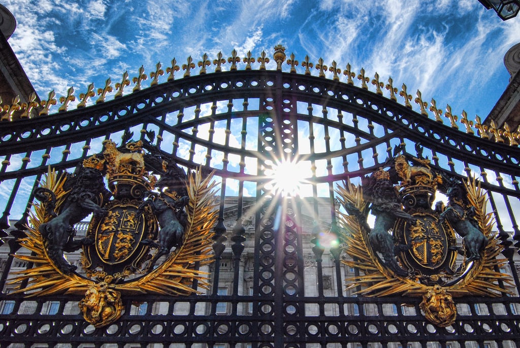 les portes de Buckingham palace