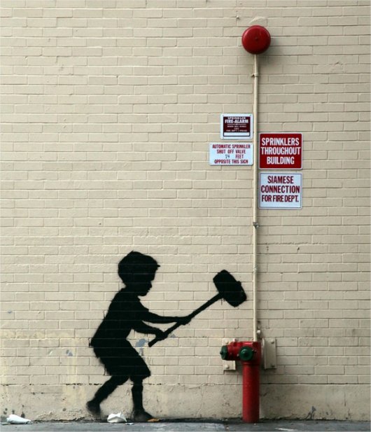 banksy Upper West Side - New York