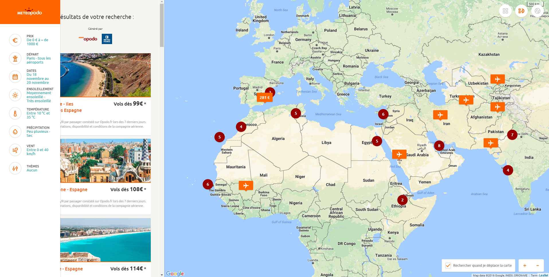 MétéOpodo - blog Opodo