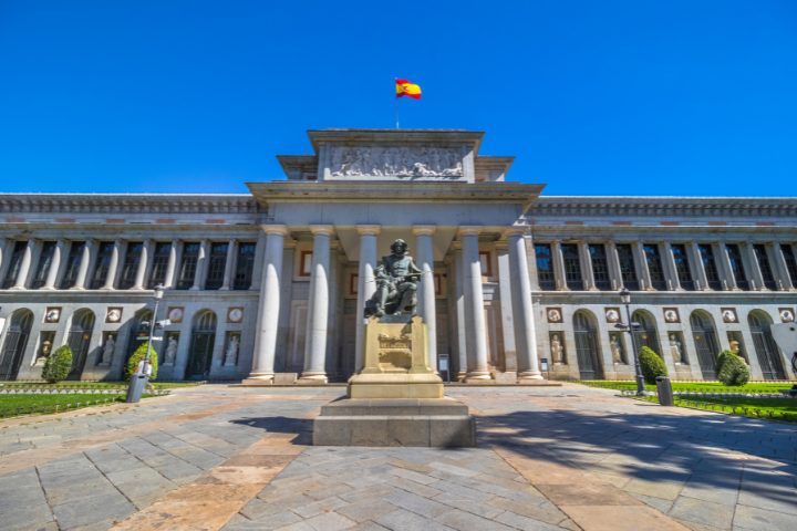 Façade du Musée du Prado à Madrid