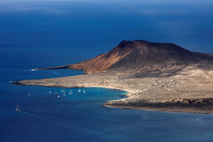 vue aérienne de Lanzarote