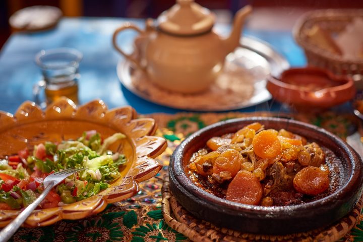 Repas typique marocain