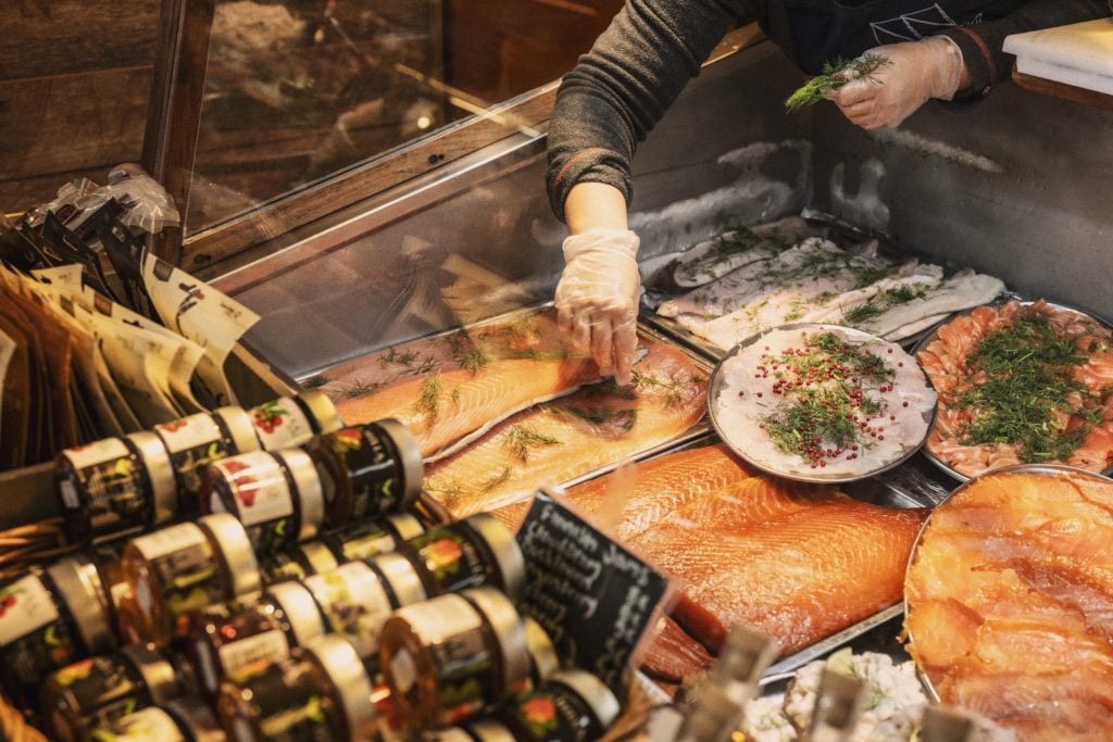 marché couvert de Hakaniemi, helsinki